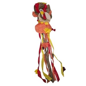 Vintage Thanksgiving Turkey Windsock Outdoor Garden Porch Holiday Decoration